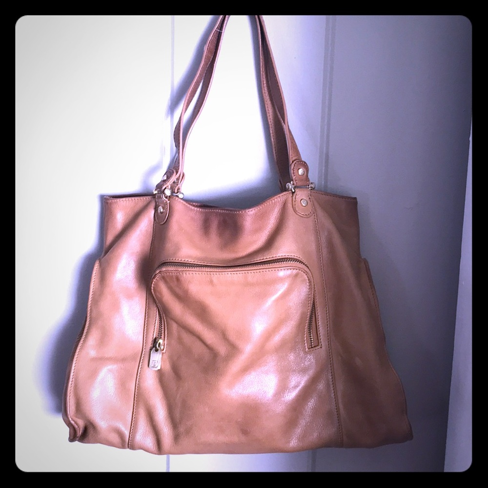 Vintage soft leather LC bag